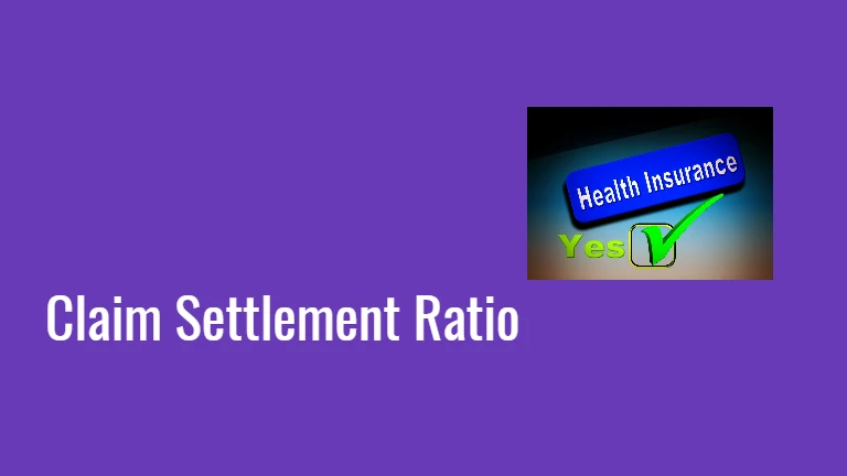 Claim settlement ratio